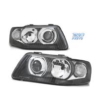 FARI AUDI A3 8L 00-03 LENTE FONDO NERO