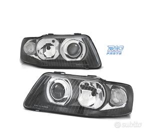 FARI AUDI A3 8L 00-03 LENTE FONDO NERO