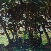olio su cartone telato