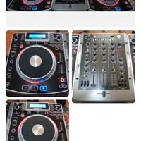 Console DJ NUMARK 2 Lettori NDX800 + MIXER X9