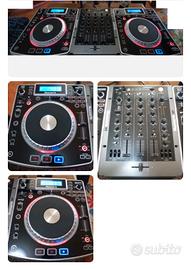 Console DJ NUMARK 2 Lettori NDX800 + MIXER X9