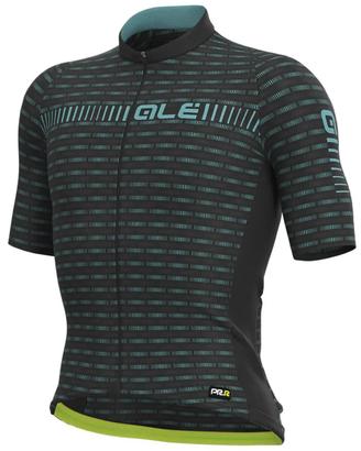 -50% Maglia Ale PRR Green Road-Nero/Turchese Tg. M