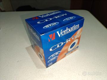 cd rw verbatim pacco da 10