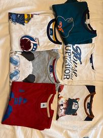 6 tshirt chicco e petit bateau bellissime