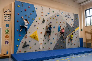 Pareti Arrampicate pe Scuole e Centri Sportivi