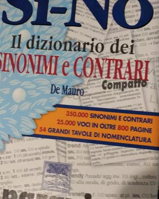 dizionario  DE MAURO dei sininimi e contrari