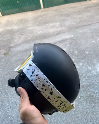 Casco da scii wedze con mascherina