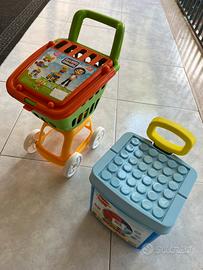 Gioco da costruzione a trolley per bimbi