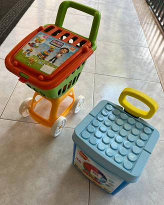 Gioco da costruzione a trolley per bimbi