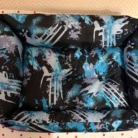 Cuccia per animali in tessuto imbottito