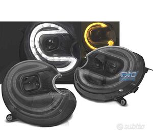 FARI XENON MINI COOPER 06-14 LED NERO