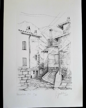 Sandro Gentilini 3 stampe Autografate Pescosolido