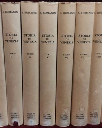 STORIA DOCUMENTATA DI VENEZIA di S.ROMANIN