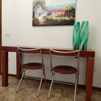 Tavolo Consolle da soggiorno in legno di ciliegio