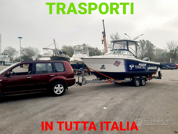 Carrello trasporto barche gommoni