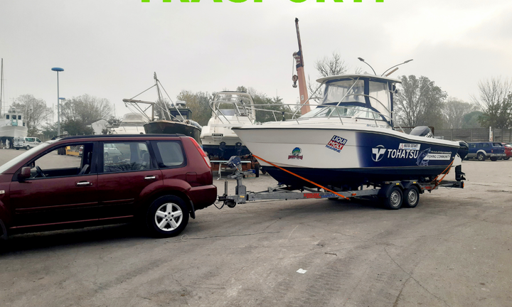 Carrello trasporto barche gommoni