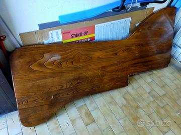 Mensola in legno castagno per penisola