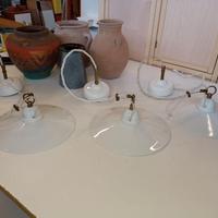 Tris Lampadari in Ceramica "Aldo Bernardi" Design