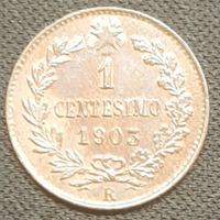 1 Centesimo - 6 monete 3° - Regno Italia