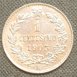 1 Centesimo - 6 monete 3° - Regno Italia