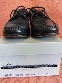 Scarpe U Classiche Made in Italy nere con lacci 44