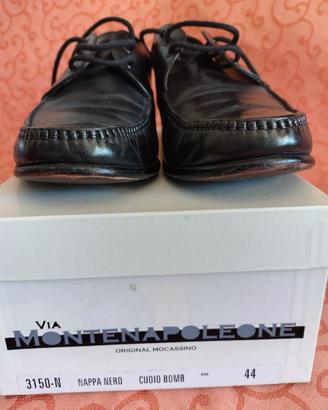 Scarpe U Classiche Made in Italy nere con lacci 44