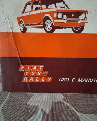 Libretto uso e man. Fiat 128 Rally