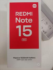 Redmi Note 15 5g NUOVO 
