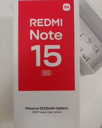 Redmi Note 15 5g NUOVO 