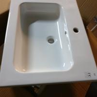 Lavabo incasso ceramica RAK 612x475, nuovo