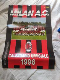 calendario ufficiale Milan 1996