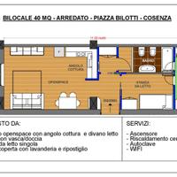 Bilocale 40 mq Arredato Piazza Bilotti - COSENZA
