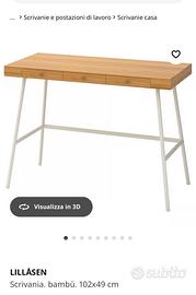 Scrivania bamboo LILLÅSEN