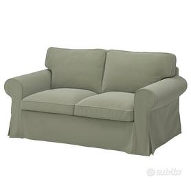 IKEA Ektorp fodera divano 2 posti Hakebo grigio-ve