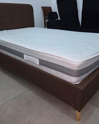 letto una piazza e mezza con materasso da 22"