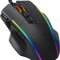 Mouse Gaming RGB Ergonomico 8000 DPI 8 Pulsanti Pr