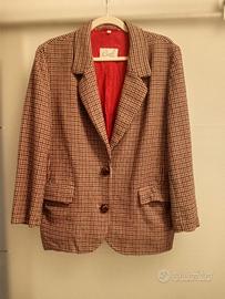 Blazer Giacca monopetto a quadri uomo donna unisex