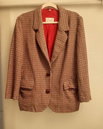 Blazer Giacca monopetto a quadri uomo donna unisex