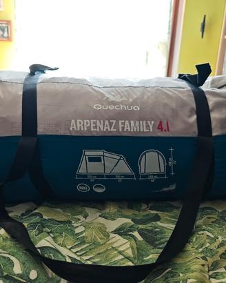 Tenda Quechua Apernaz Family 4.1 4 posti comoleta