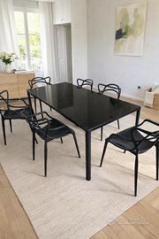 Tavolo Kartell e 6 sedie