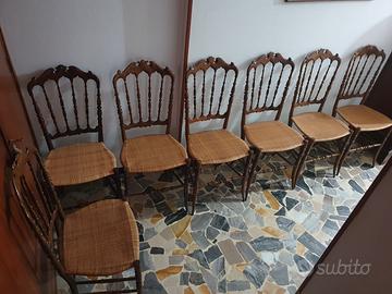 sedie chiavarine anni '60