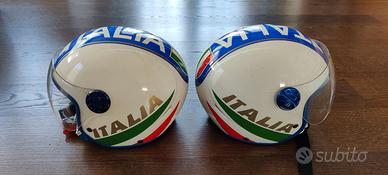 Casco Moto Jet Bambino CGM Tricolore 106I Bianco