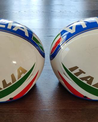 Casco Moto Jet Bambino CGM Tricolore 106I Bianco