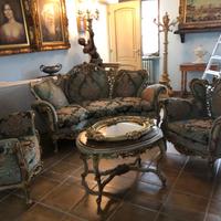 Divano e poltrone stile barocco veneziano