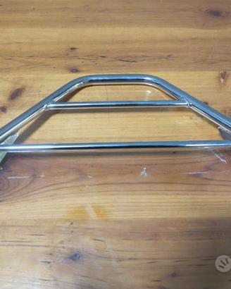 Portapacchi cromato per moto custom