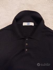 Polo manica lunga lana cashmere