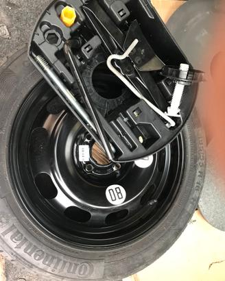 RUOTA DI SCORTA+KIT ATTREZZI-CITROENC3-PEUGEOT 208