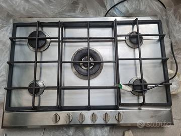PIANO COTTURA A GAS SMEG P272XGH DA INCASSO