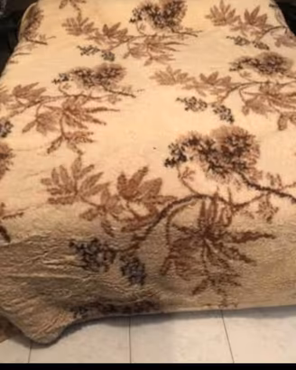 coperta matrimoniale in lana merinos 