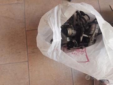 Stock canne da pesca e mulinelli